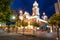 Cathedral Basilica of Salta at night - Salta, Argentina