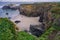 Cathedral beach at Ribadeo, Galicia, Spain