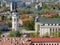 Cathedral belfry in the center of capital Vilnius