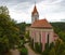 Cathedral of Bitov Castle in the Czech Republic