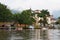 Cathedral and boats in Paraty Rio de Janeiro