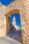 Cathedral of Burgo de Osma medieval town through the wall gate