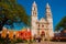 Cathedral, Campeche, Mexico: Plaza de la Independencia, in Campeche, Mexico`s Old Town of San Francisco de Campeche