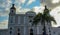 The cathedral of Cap Haitien stands proud in the city square.