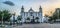 The cathedral of Cap Haitien stands proud in the city square.