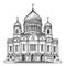 Cathedral of Christ the Savior in Moscow