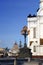 Cathedral of Christ the Savior and nice lanterns, Moscow, Russia