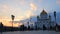 The Cathedral of Christ the Savior at sunset