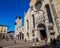 Cathedral church and Broletto (town hall) in Como (HDR)