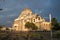 cathedral church of city of Poti in the morning at sunrise, Georgia