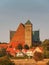 Cathedral of city Verden at river Aller, Lower Saxony, Germany