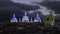 Cathedral Domes At Sunset in Cuenca, Ecuador Time-Lapse