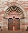Cathedral entrance door