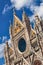 Cathedral facade in Siena.