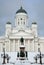 Cathedral of Helsinki and Statue of Alexander II