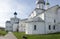 The Cathedral of the Holy Trinity with a hipped bell tower in Holy Trinity Danilov monastery. Pereslavl-Zalessky. Russia.