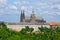 Cathedral on Hradcany hill in Prague, Czech Republic