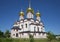 Cathedral of the Icon of Iver, summer day. Svyatoozerskaya Valday Iversky Bogoroditsky monastery