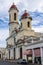 The Cathedral in Jose Marti Park in Cienfuegos, Cuba