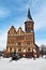 Cathedral of Koenigsberg in winter. Kaliningrad (until 1946 Koenigsberg), Russia