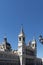 Cathedral of madrid, the facade and the dome