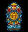 Cathedral Mosaic Window Background