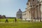 Cathedral of Our Lady of the Assumption of Pisa. On Piazza dei Miracoli, ancient roman monument, landmark.