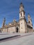 Cathedral our Lady of the pillar in Saragossa city in Spain - vertical