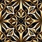 Cathedral pattern gold and black colors