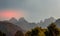 Cathedral Peak in the Drakensberg mountains in South Africa