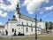 The cathedral of Pultusk in Poland famous landmark