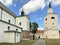 The cathedral of Pultusk in Poland famous landmark