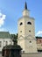 The cathedral of Pultusk in Poland famous landmark