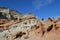 Cathedral of Red Rocks Canyon Table Cliffs California