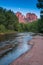 Cathedral Rock Moon Reflection