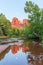 Cathedral Rock Moonrise Reflection