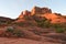 Cathedral Rock in Sedona, Arizona at sunrise.