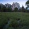 Cathedral Rocks and Cathedral Spires are a prominent collection of cliffs, buttresses and pinnacles located on Yosemite Valley.