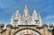 Cathedral Sacred Heart on mountain Tibidabo