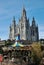 Cathedral Sacred Heart on mountain Tibidabo