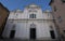 Cathedral of Saint-Marie of the assumption in the evening , Bastia, Corsica, France