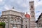 Cathedral of Saint Mary of the Flower Cattedrale di Santa Maria del Fiore or Duomo di Firenze and Florence Baptistery, Florence,