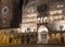 The cathedral of Santa Maria Assunta and Torrazzo at night, Cremona