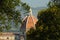 Cathedral of Santa Maria del Fiore in Florence as seen from Bardini Garden during Spring Season.