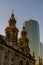 Cathedral of Santiago de Chile in the main square of Santiago