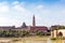 The Cathedral of the Savior or Catedral del Salvador in Zaragoza, Spain. Copy space for text.