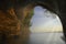 Cathedral Sea Cave with Sunbeams