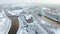 The Cathedral in the snow-capped city