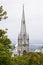 Cathedral Spire of church in Quebec City Canada