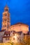 Cathedral in Split at dusk, Croatia.